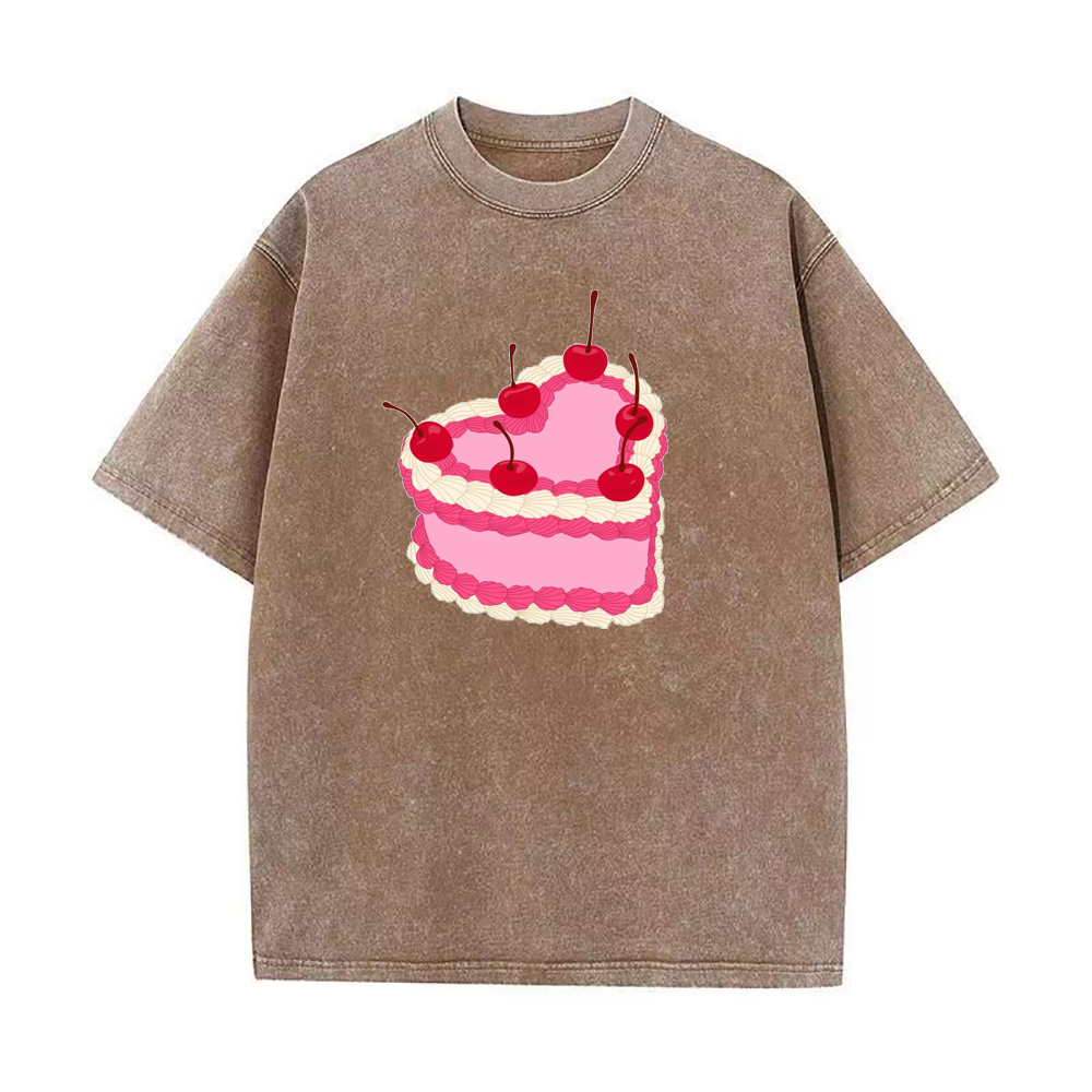 チェリーケーキ ユニセックスTシャツ