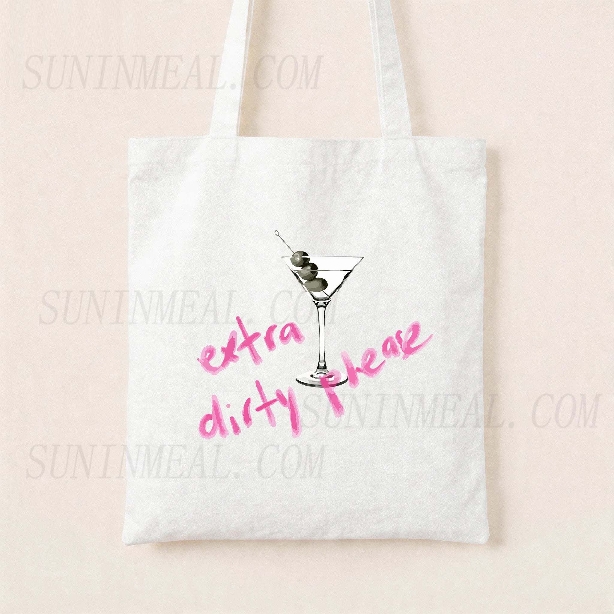 Extra Dirty Martini Canvas Tote Bag