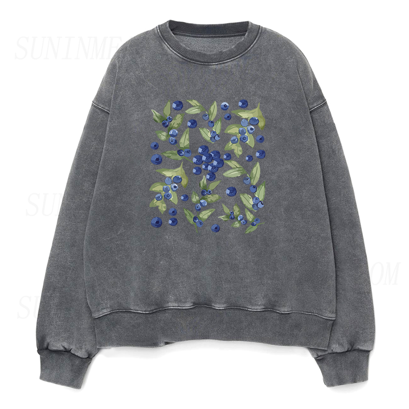 blueberry Summer fruits Unisex Crewneck Sweatshirt