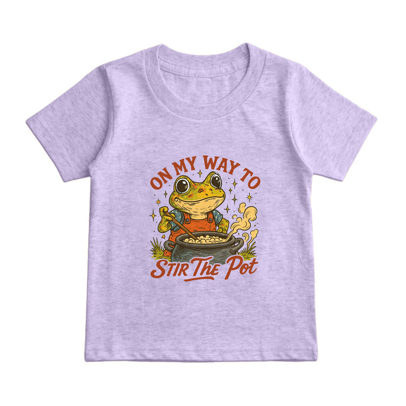 On My Way to Stir the Pot  Kids T-Shirt