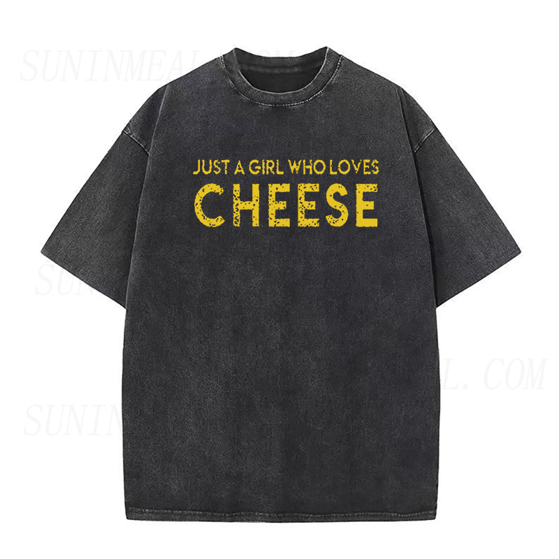 Just A Girl Who Loves Cheese Unisex Tee