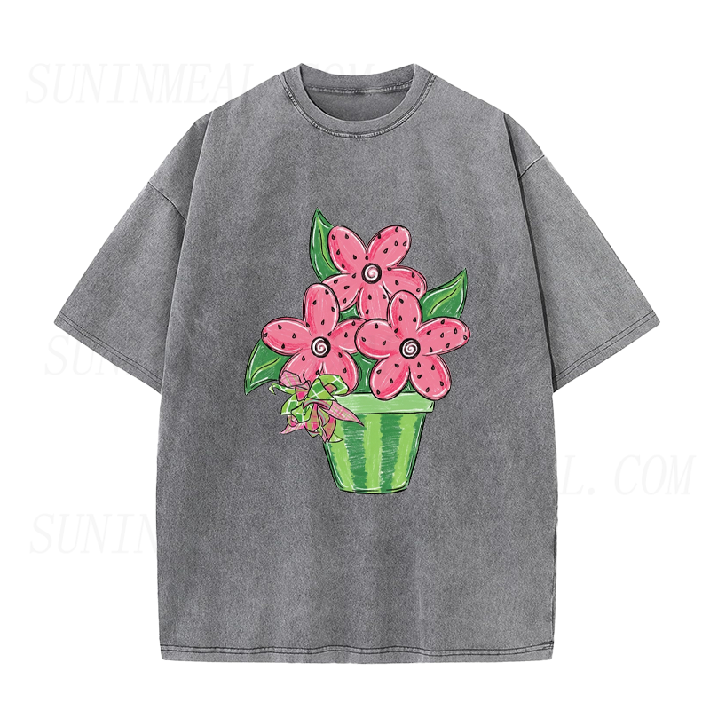 Watermelon Flower Unisex Tee
