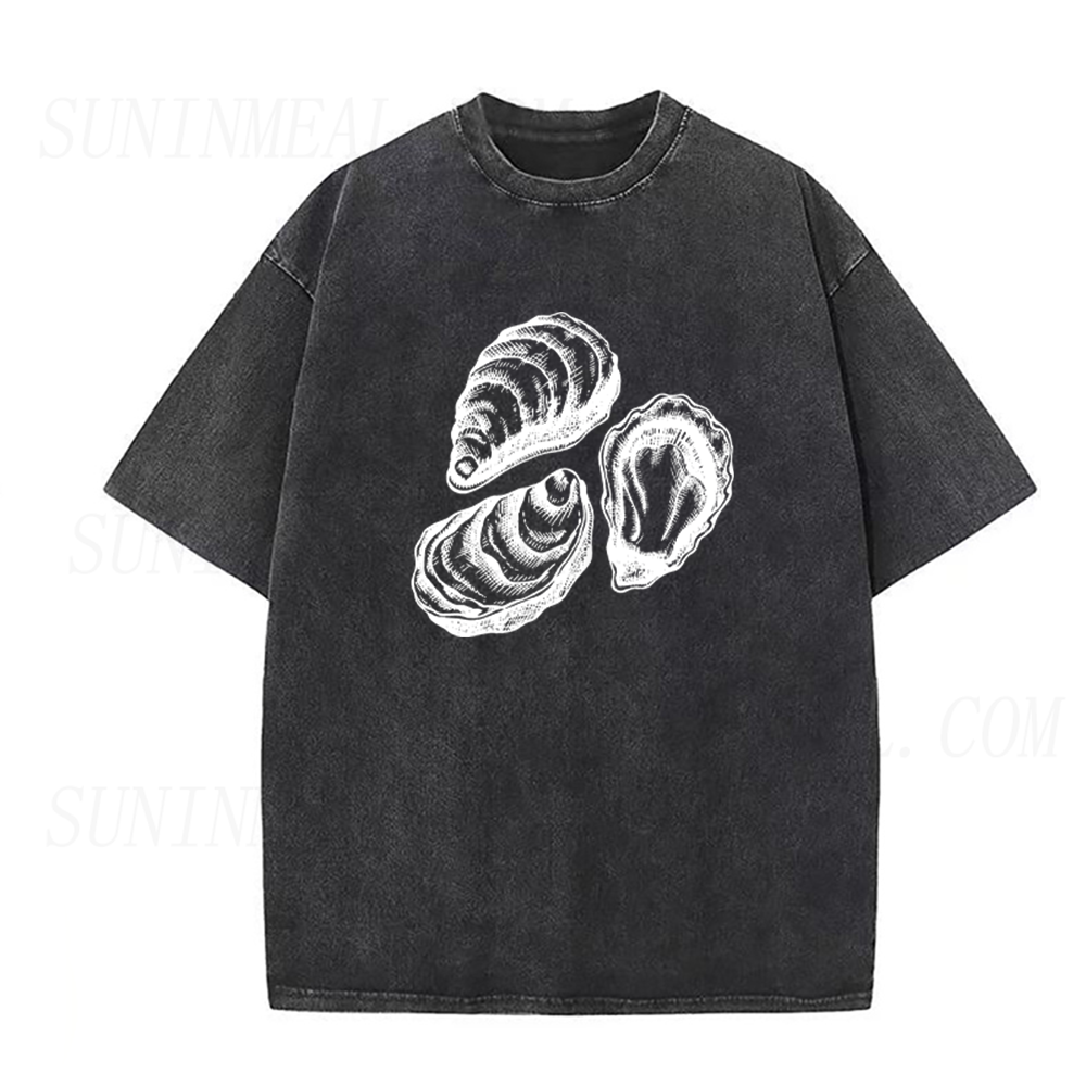 Retro Sketch Oyster Unisex Tee