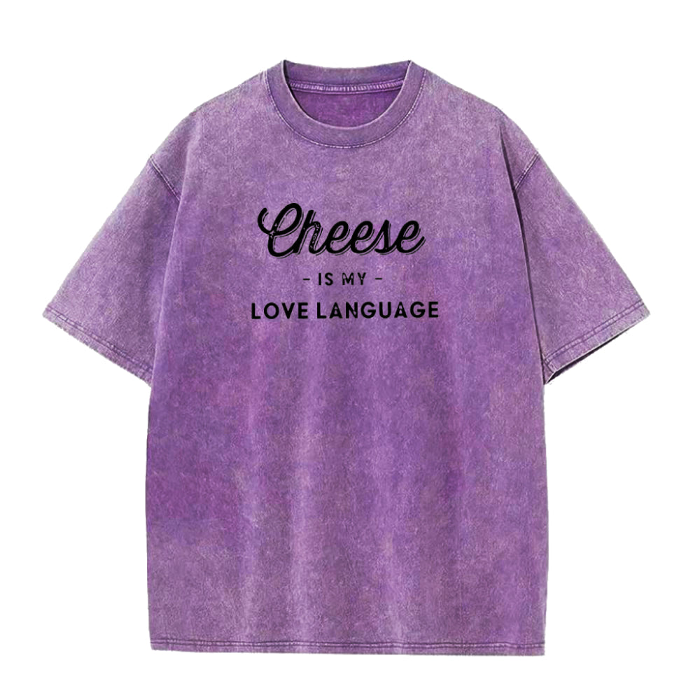 チーズ・イズ・マイ・ラブ・ランゲージ ユニセックスTシャツ