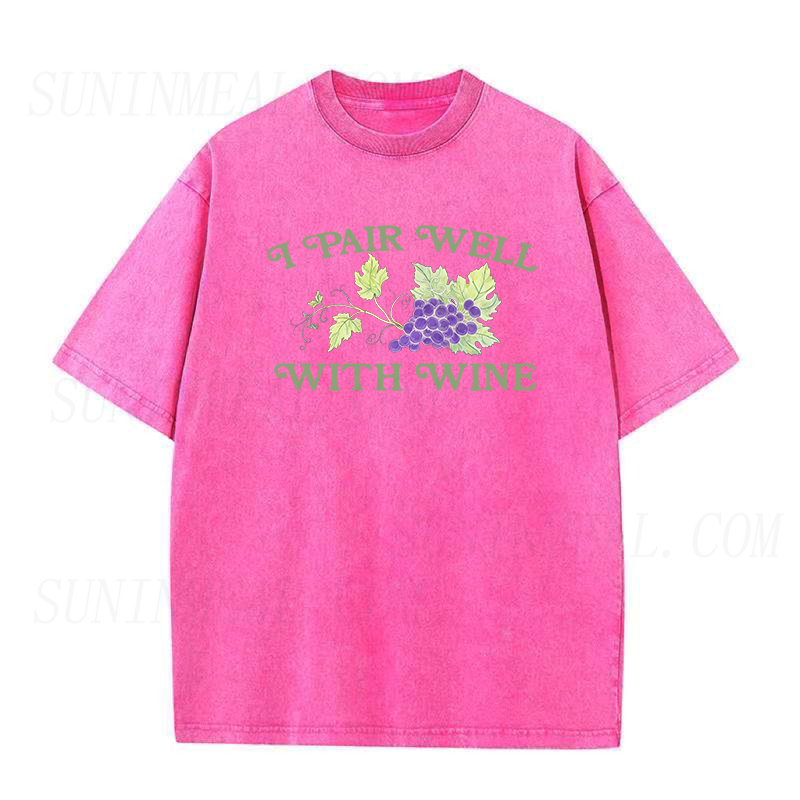 I Pair Well With Wine Unisex Tee