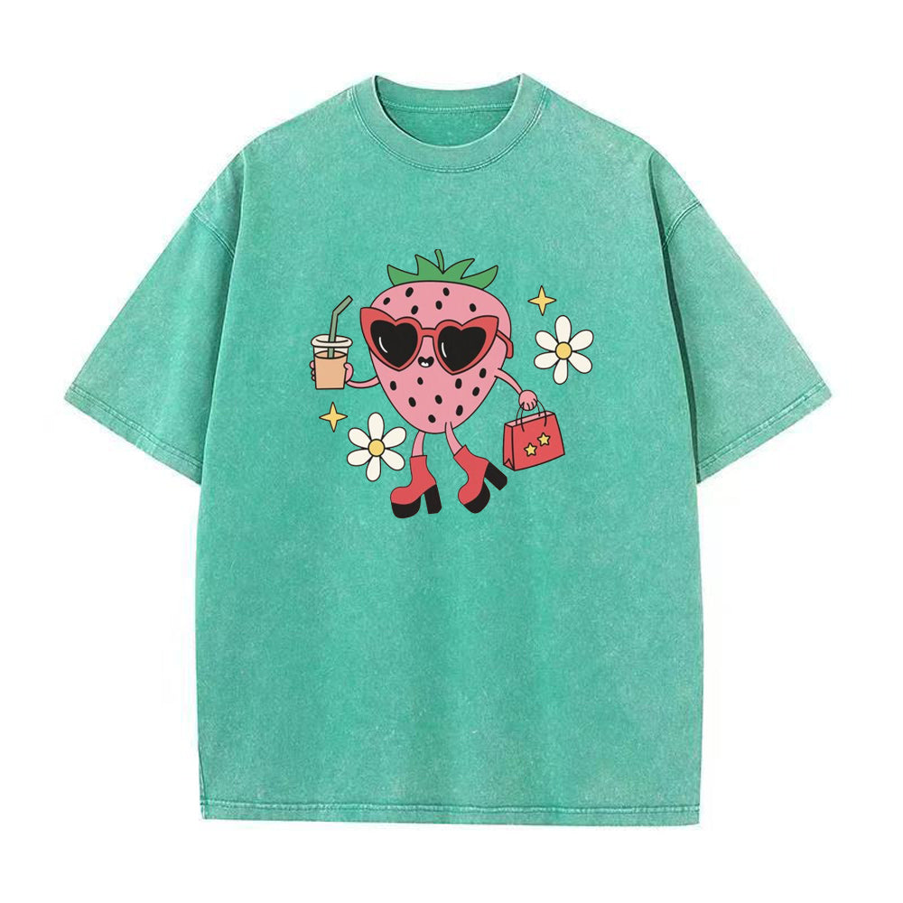 shopping Strawberry Unisex Tee