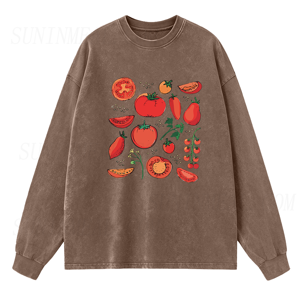 Tomato Long Sleeve Unisex Tee