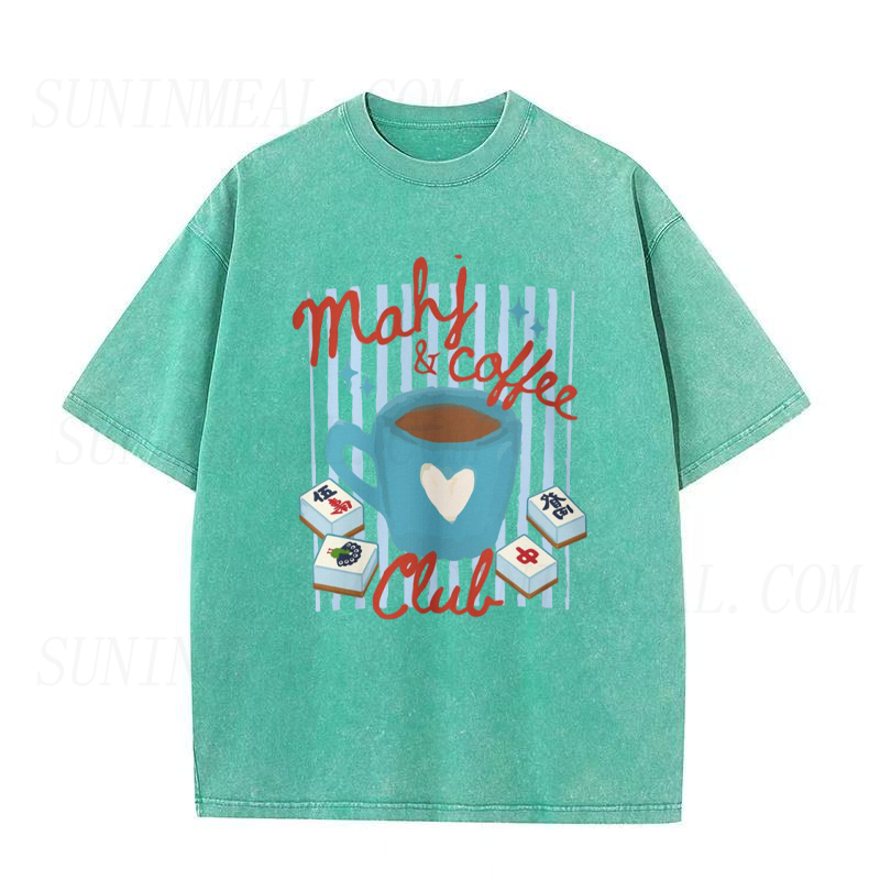 Mahjong&Coffee Club Unisex Tee