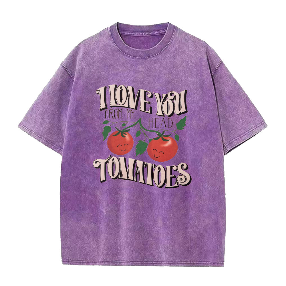 「トマト大好き！」ユニセックスTシャツ