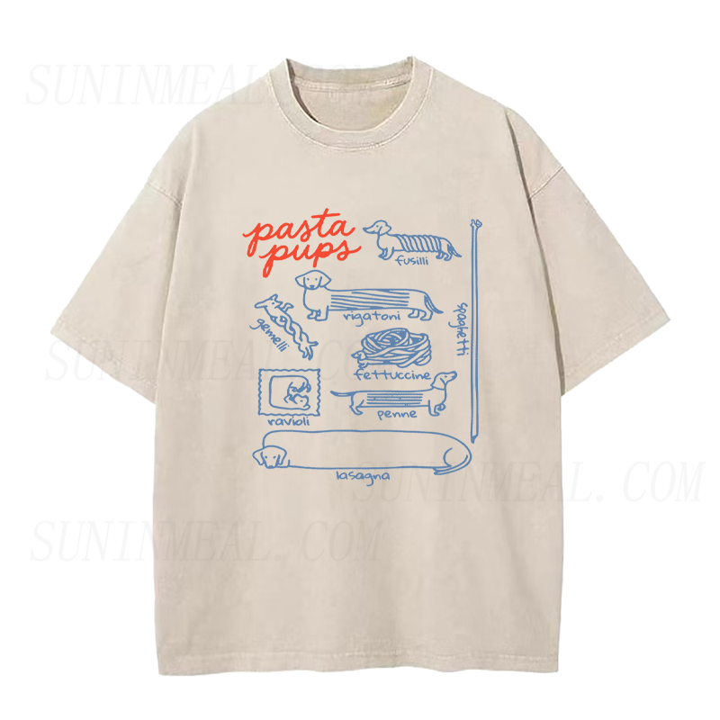 Pasta Pups Dog Unisex Tee