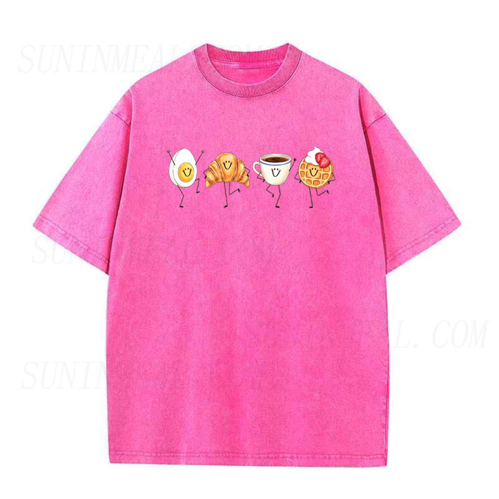 Happy Breakfast Friends Unisex Tee