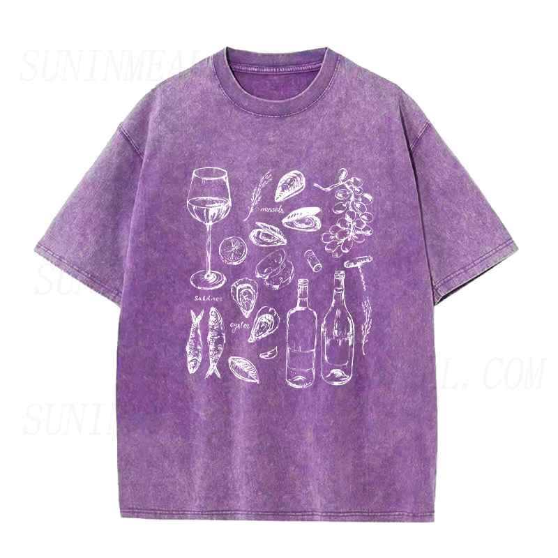 Ocean Wine Grapes Unisex Tee