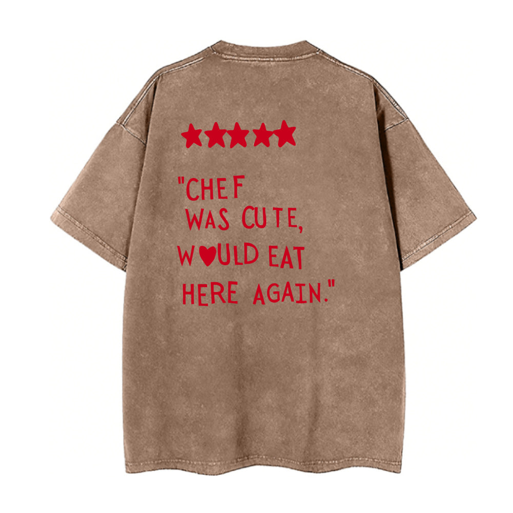 Chef was cute Unisex Tee