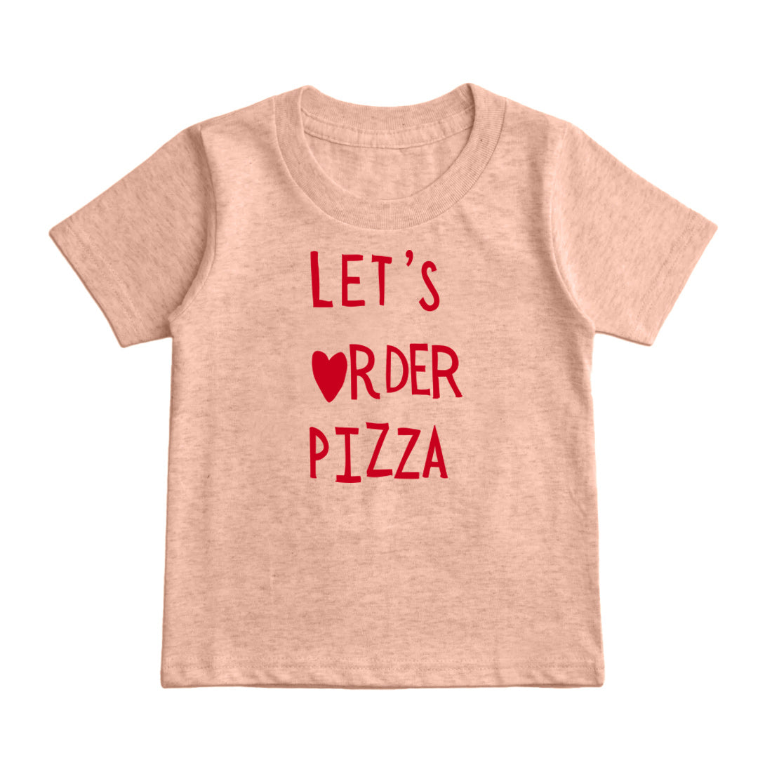 ピザを注文しよう キッズTシャツ