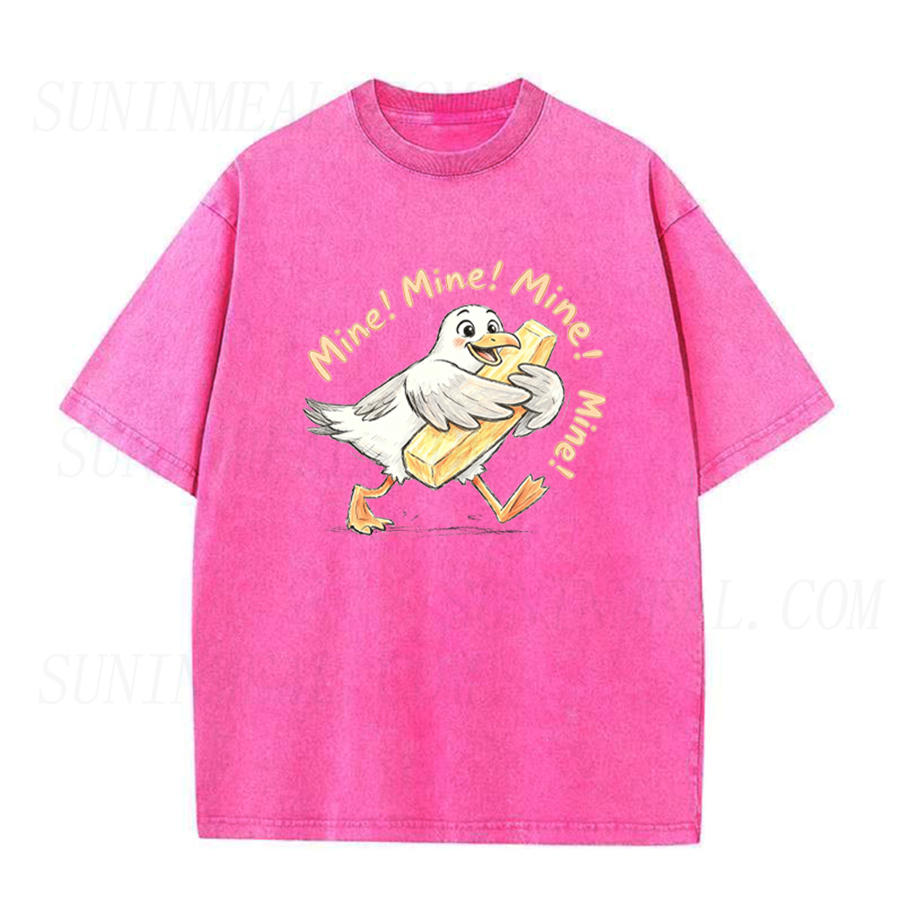 Mine Mine Mine Seagull & Fries Unisex Tee