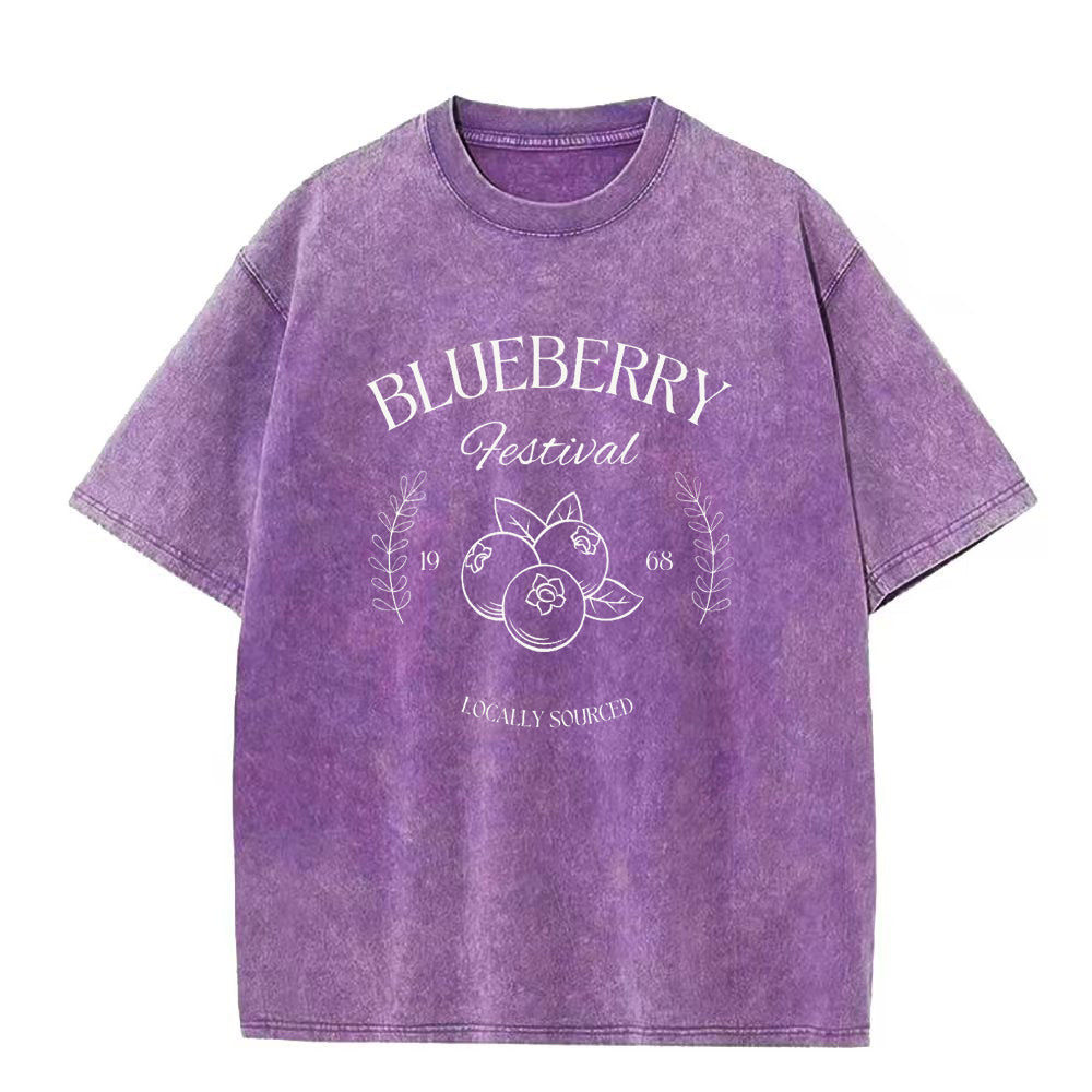 Blueberry locally sourse Unisex Tee