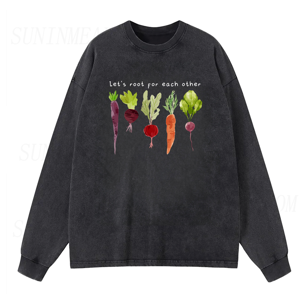 Lets Roots For Each Other Long Sleeve Unisex Tee