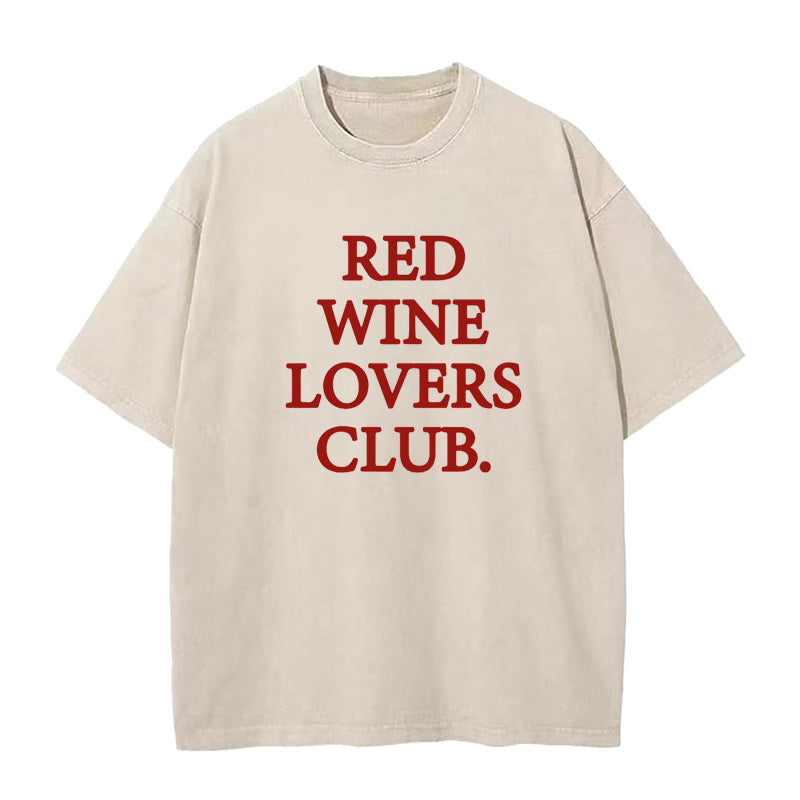 Red Wine lovers Club Unisex Tee