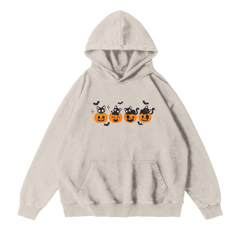Cat Pumpkin Unisex Hoodie