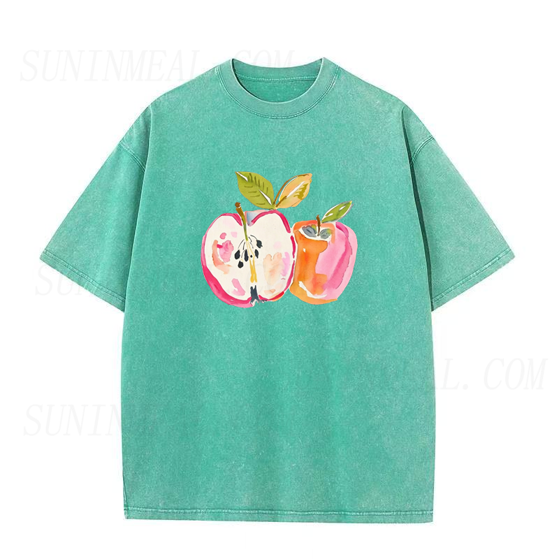 Watercolor Apple Unisex Tee