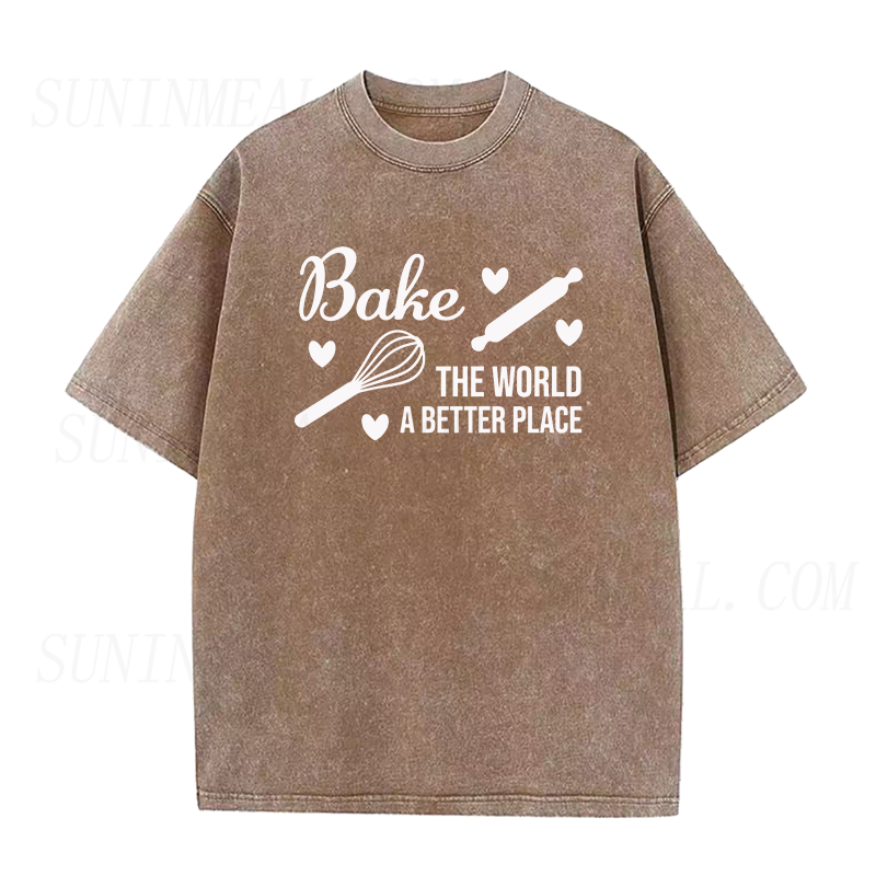 Bake The World A Better Place Unisex Tee