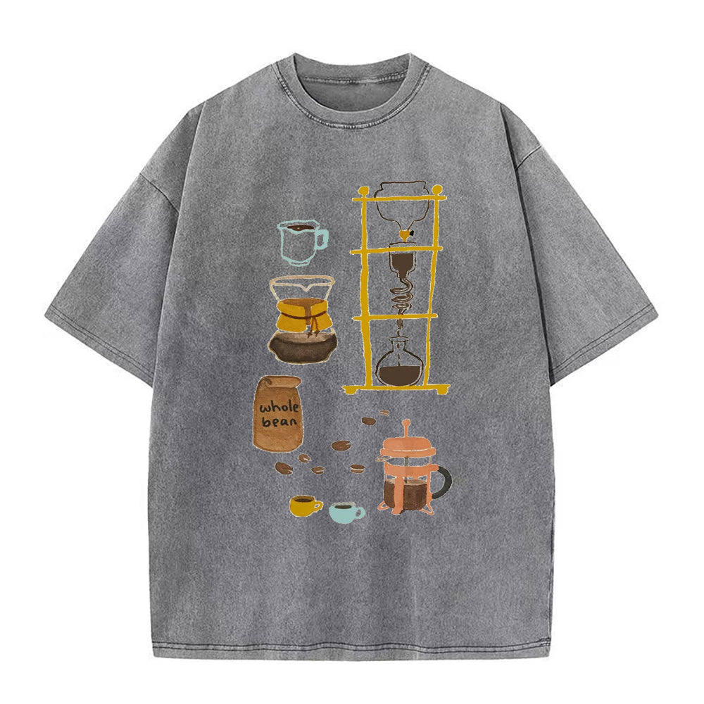 whole bean siphon pour over chemex Unisex Tee