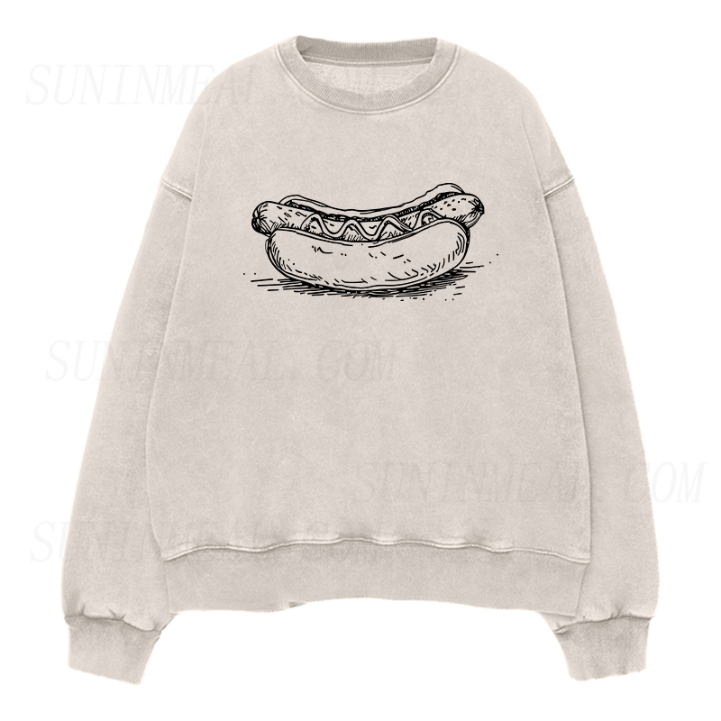 Hot Dog Unisex Crewneck Sweatshirt