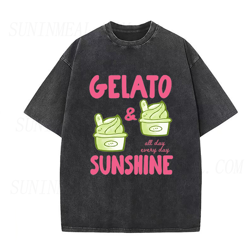 Gelato & Sunshine All Day Every Day Unisex Tee