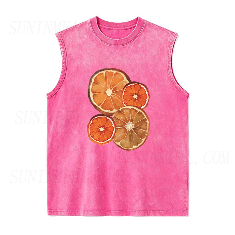 Dried Orange Slice Unisex Tank Top