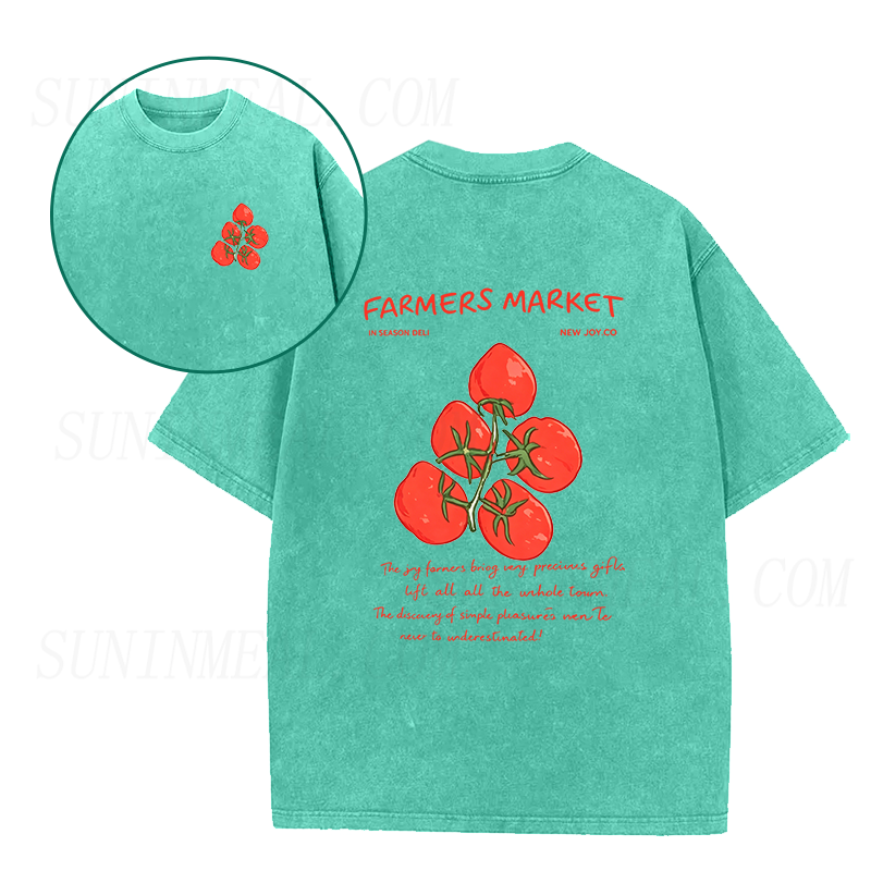Farmers Market Tomato Unisex Tee