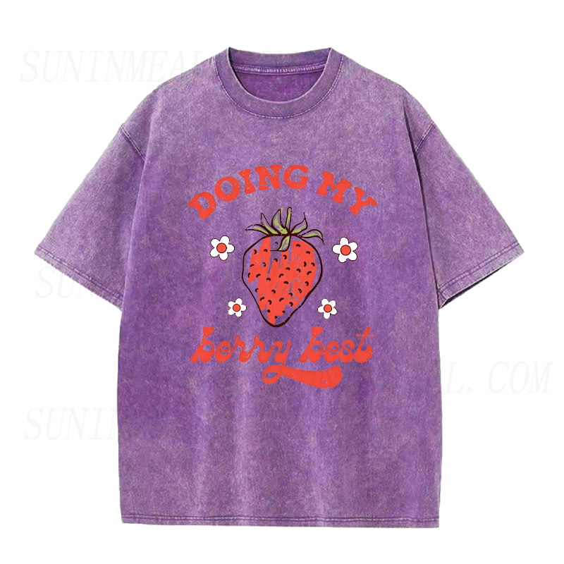 Doing My Berry Best Unisex Tee