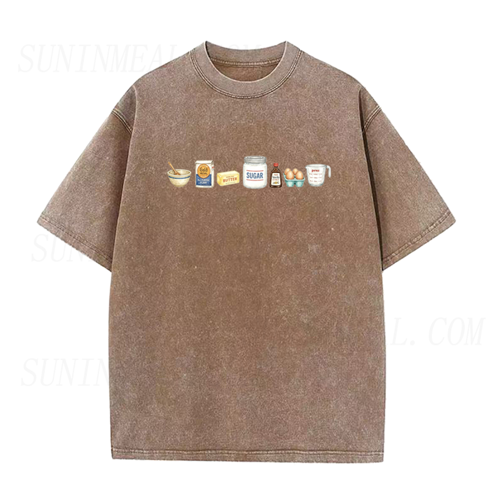 Baking Ingredients Unisex Tee