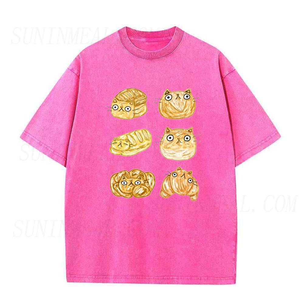 Cute Cat Bread Unisex Tee