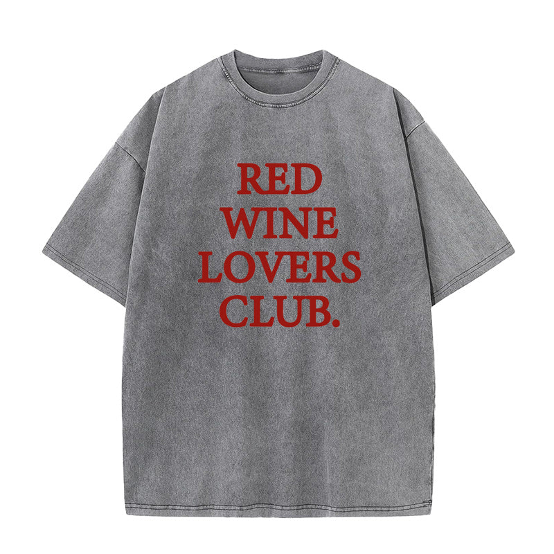 Red Wine lovers Club Unisex Tee