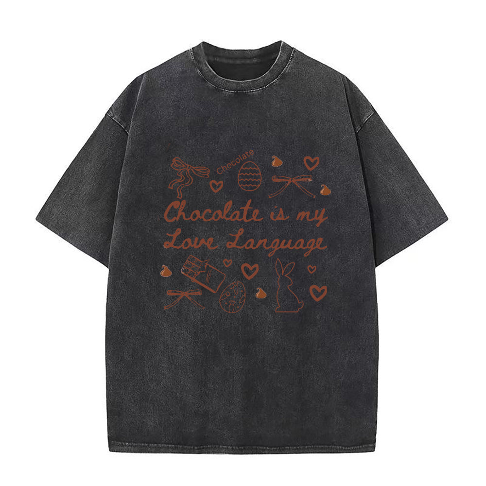 チョコレートは私の愛の言葉 ユニセックスTシャツ