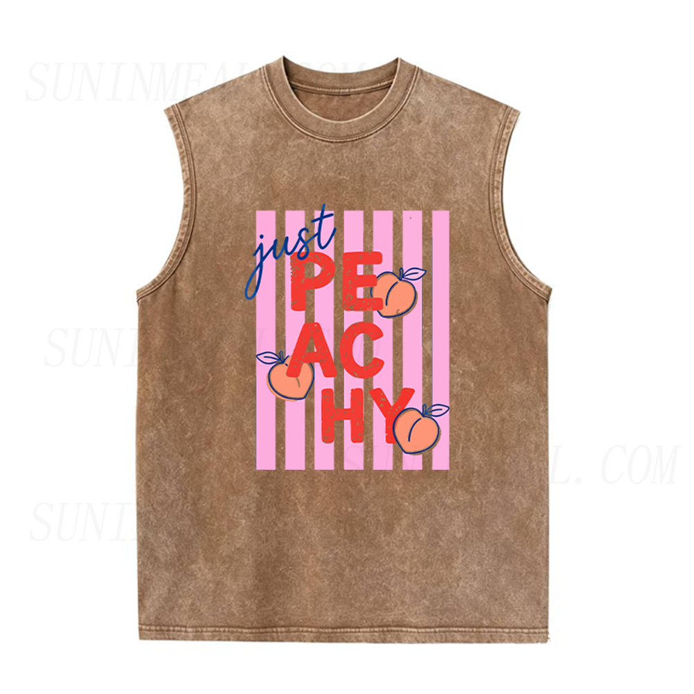 Just Peachy Unisex Tank Top