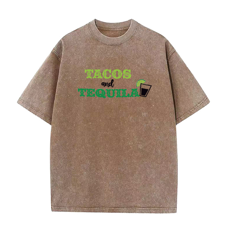 Tacos and Tequila Unisex Tee