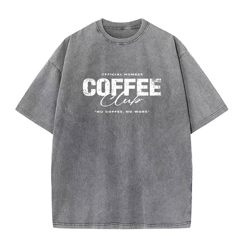 コーヒーがなければ仕事もできない ユニセックスTシャツ