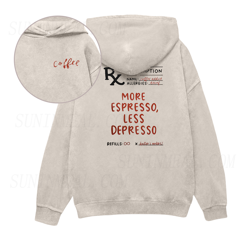 More Espresso Less Depresso Unisex Hoodie
