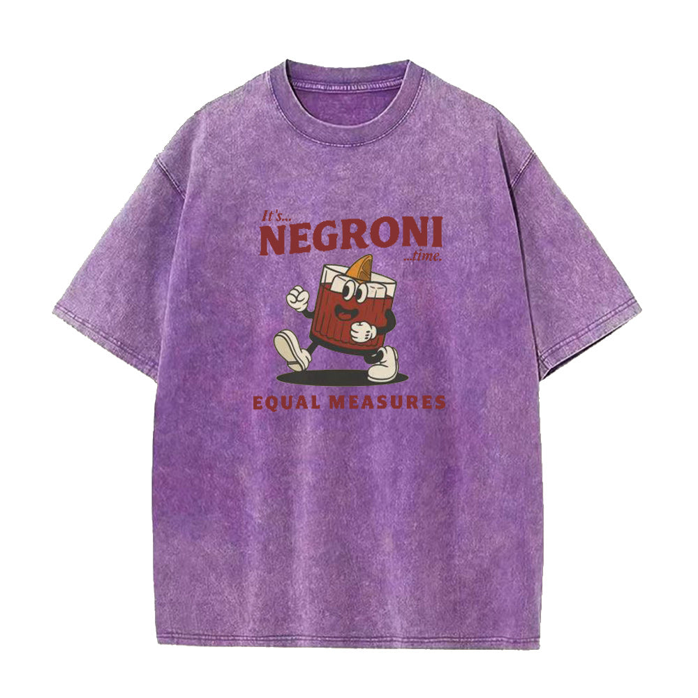 ネグローニ カクテル ユニセックス Tシャツ