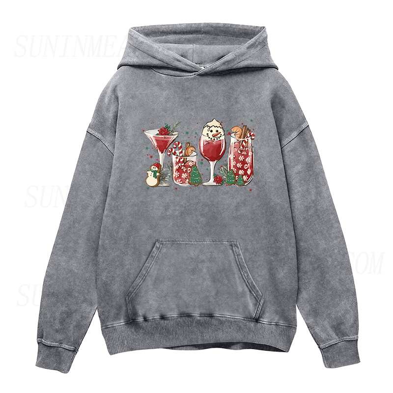 Christmas Cocktails Unisex Hoodie