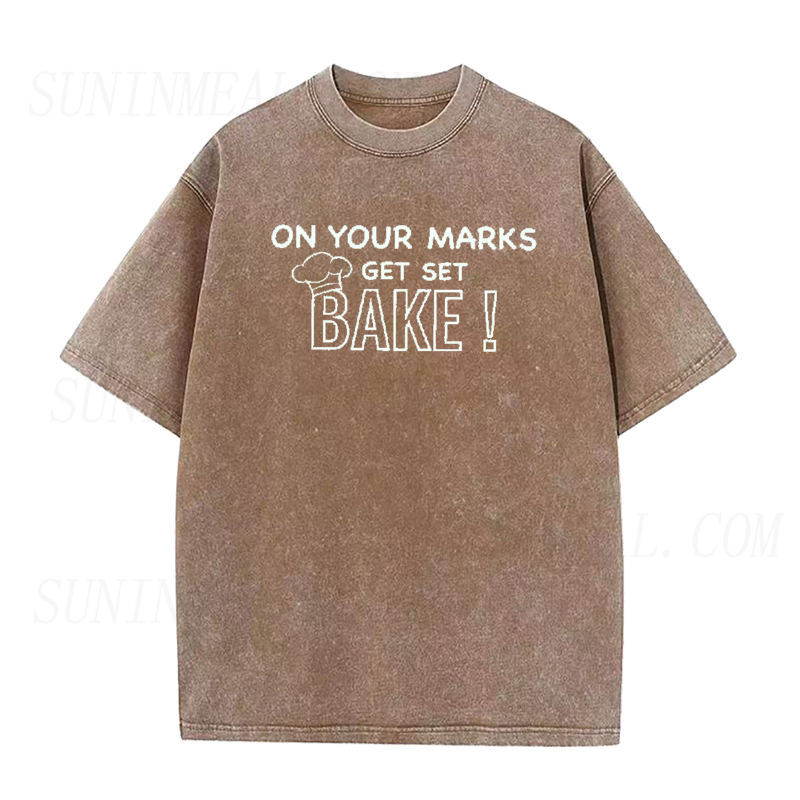 On Your Marks Get Set Bake Unisex Tee