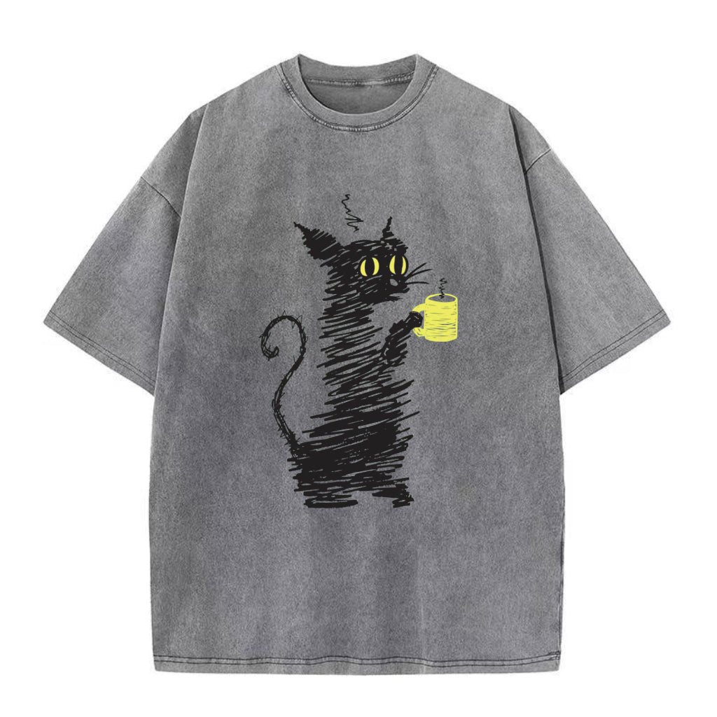 キャットコーヒー ユニセックスTシャツ
