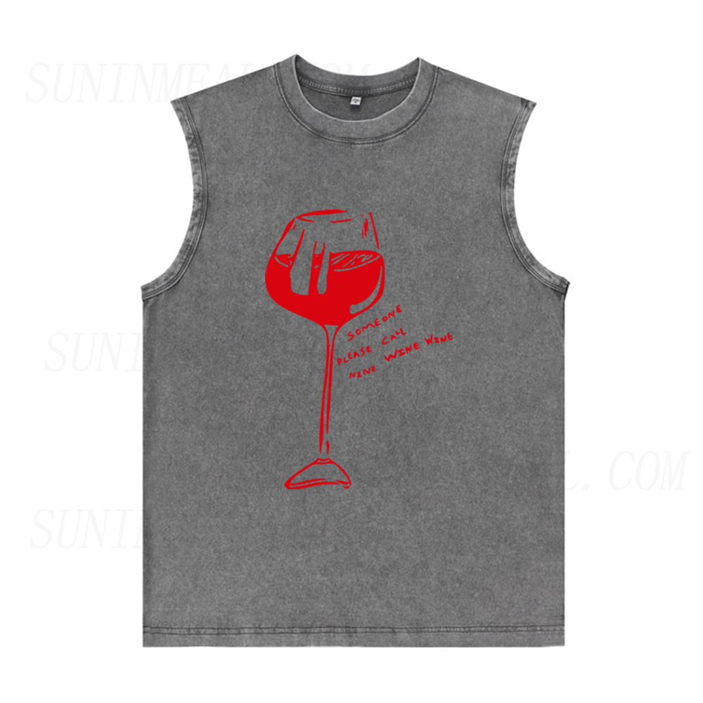 Someone Please Call Nine Wine Wine Unisex Tank Top