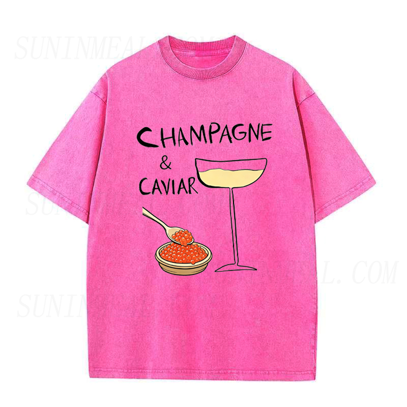 Champagne & Caviar Unisex Tee