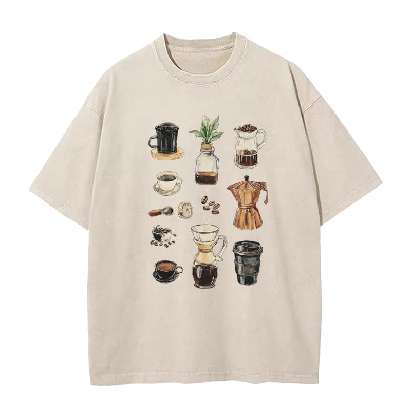 Minimal Coffee Set Unisex Tee