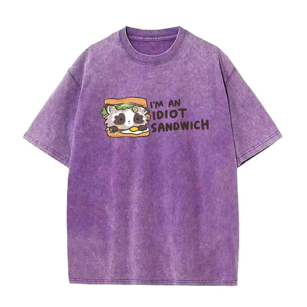 「I'm An Idiot Sandwich」ユニセックスTシャツ