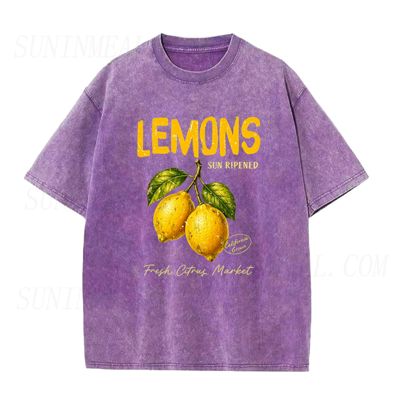 Sun Ripened Lemons Citrus Market Unisex Tee