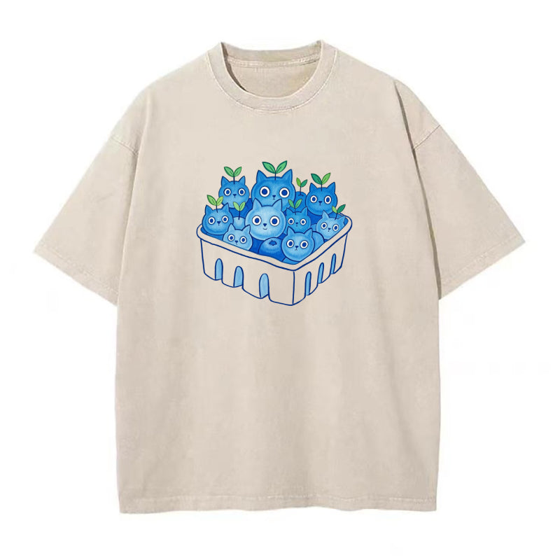 Blueberry Cats Unisex Tee