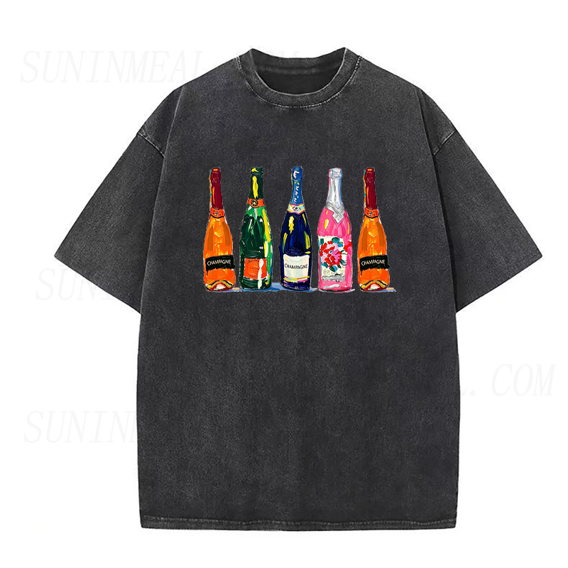 Champagne Bottles Unisex Tee